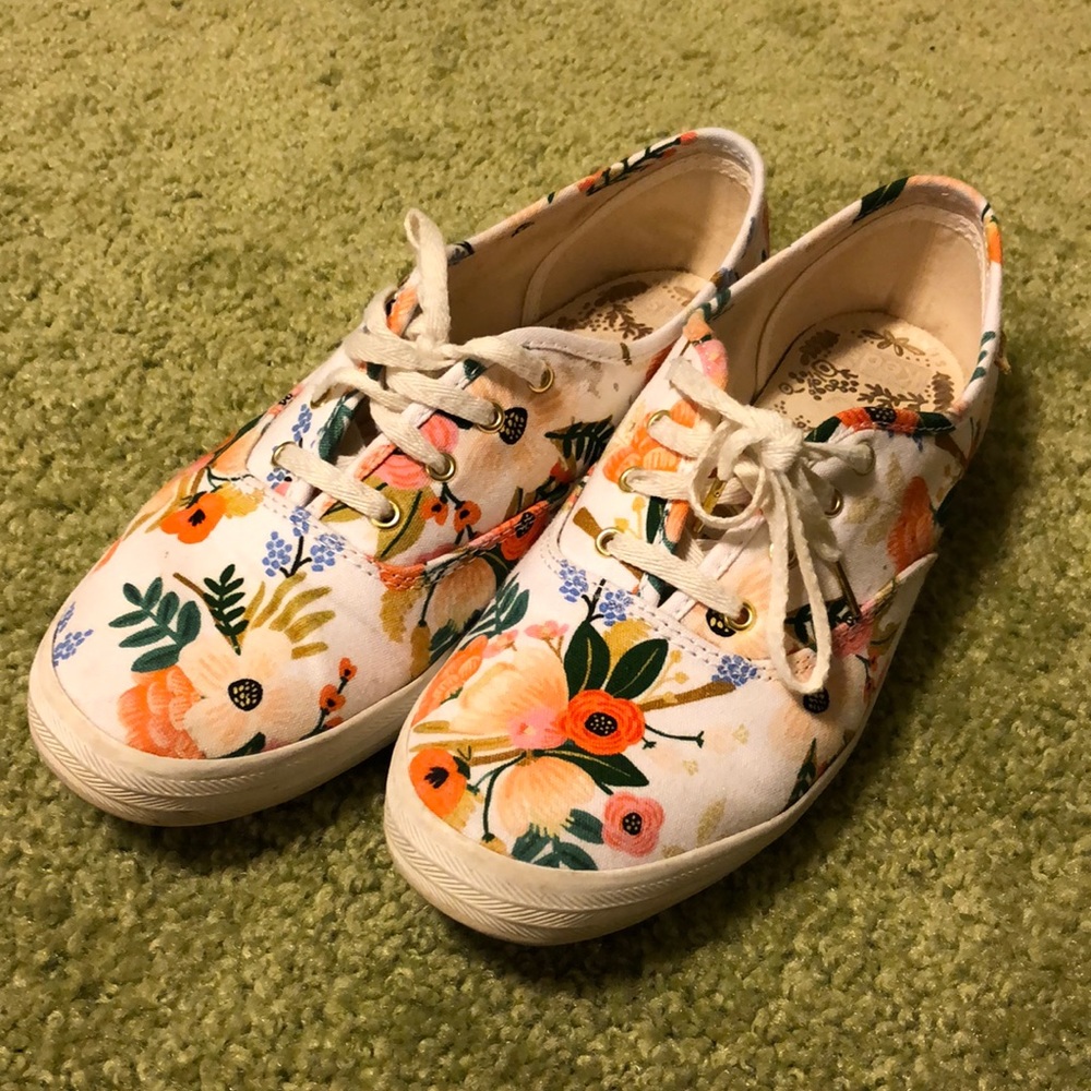 Rifle Paper Co Keds, Size 7.5